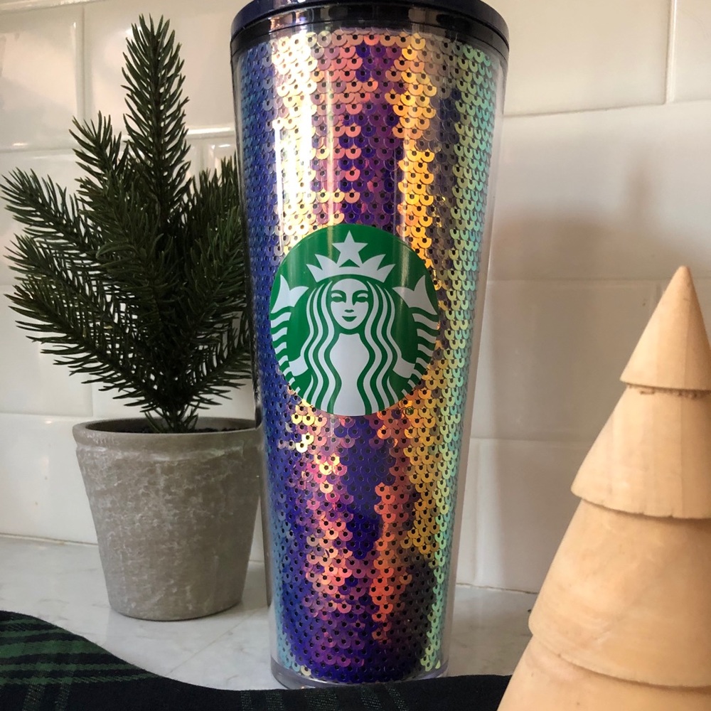 Starbucks 2020 purple Sequin tumbler ☕️🎄